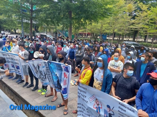 تظاهرات مهاجرین در اندونزی